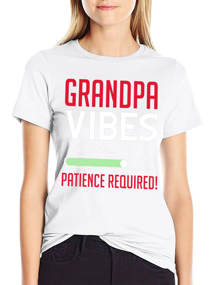 Grandpa Vibes Loading Graphic T-Shirt