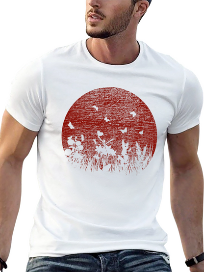 Red Moon Butterfly T-Shirt