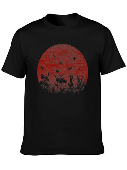 Red Moon Butterfly T-Shirt