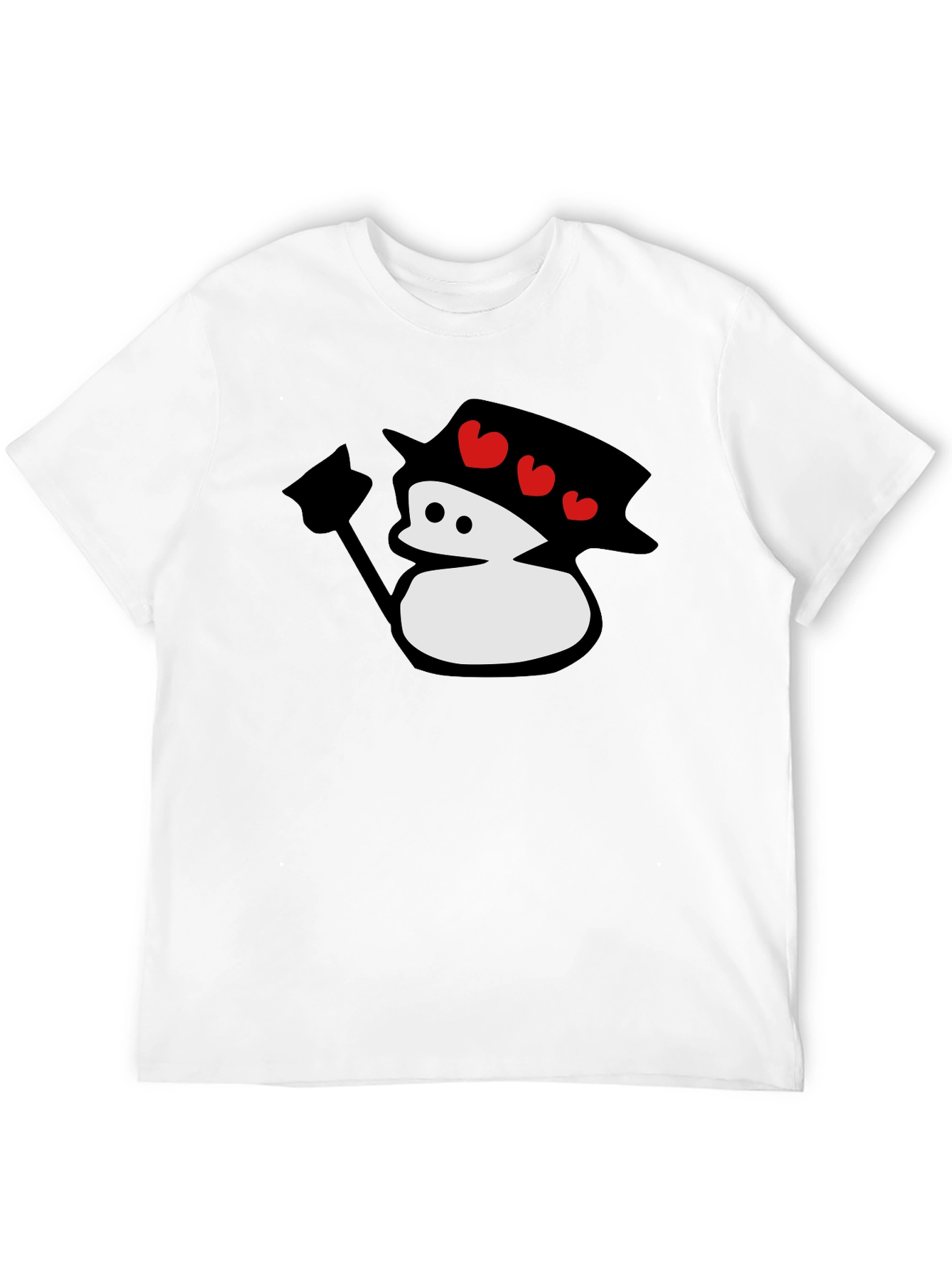 Cute Cartoon Snowman T-Shirt