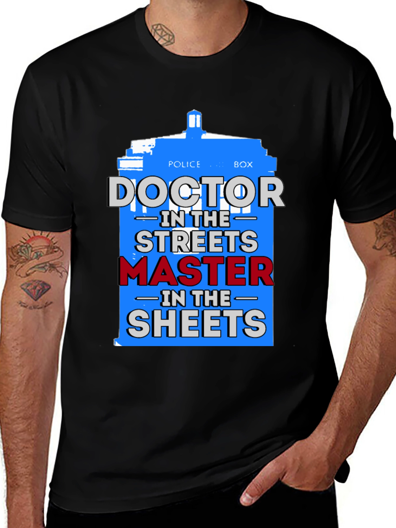 Doctor Who T-Shirt: Streets vs. Sheets