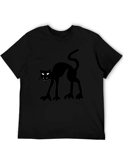 Scary Black Cat T-Shirt