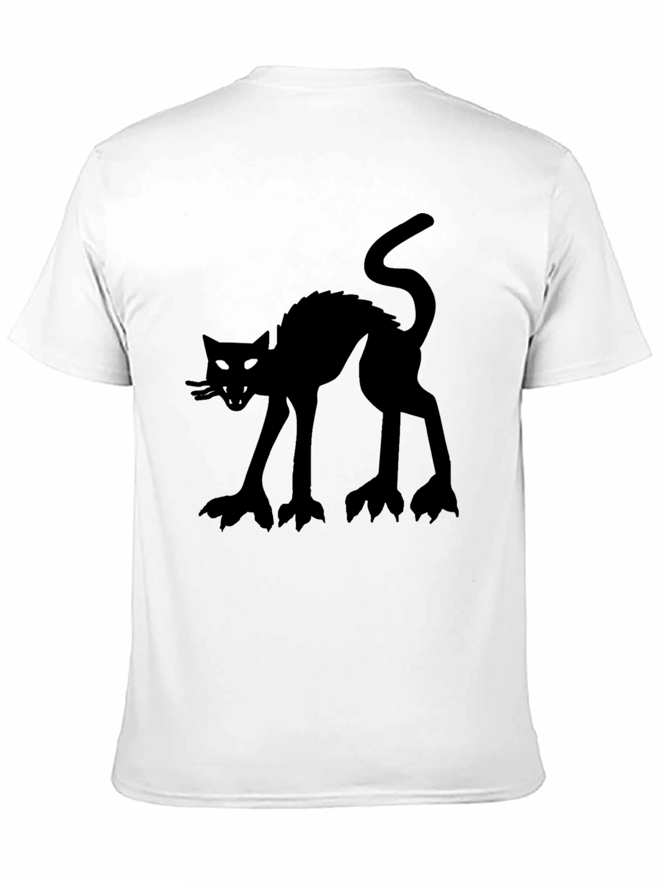 Scary Black Cat T-Shirt