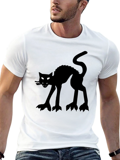 Scary Black Cat T-Shirt