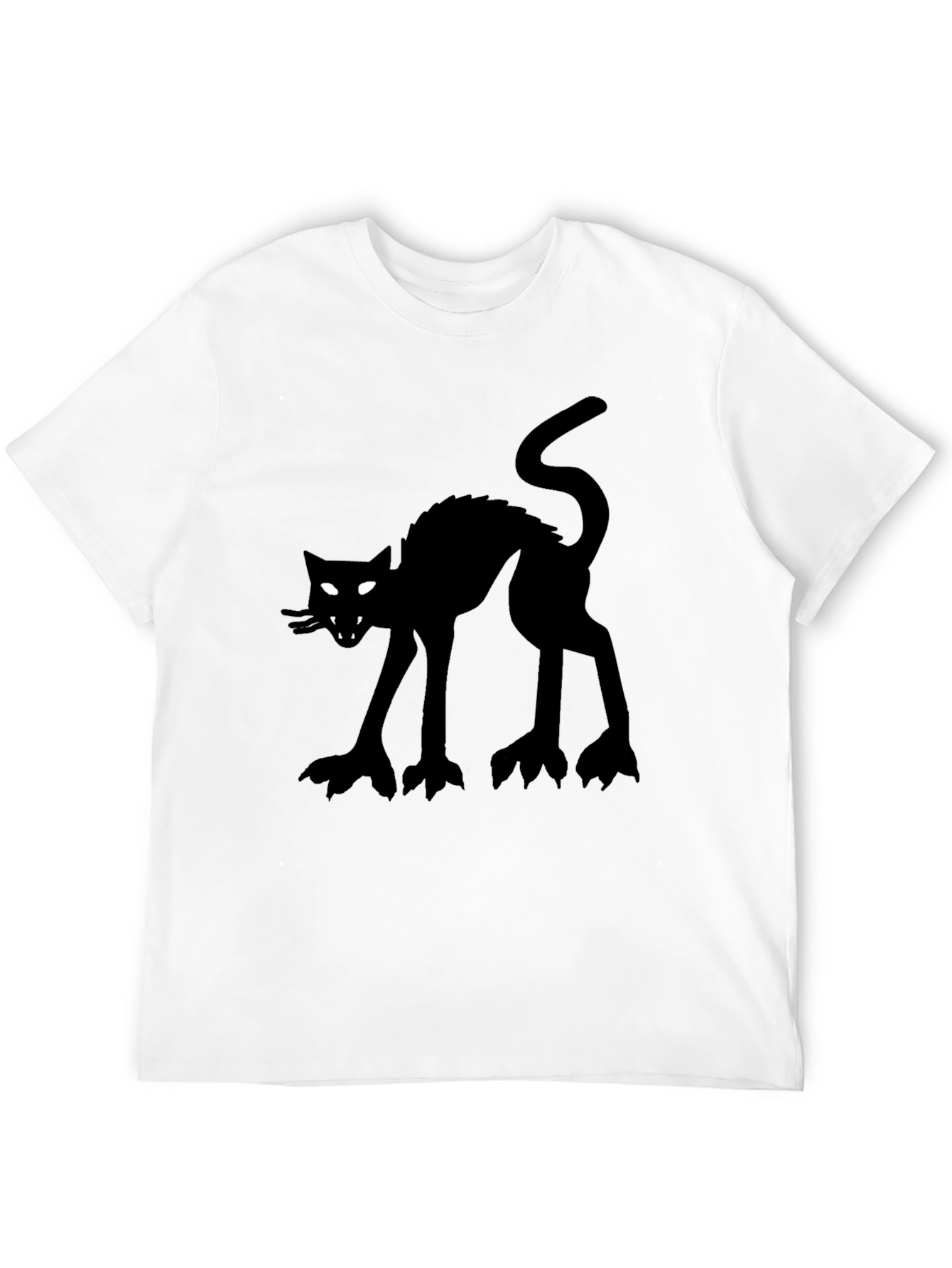 Scary Black Cat T-Shirt