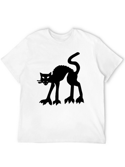 Scary Black Cat T-Shirt