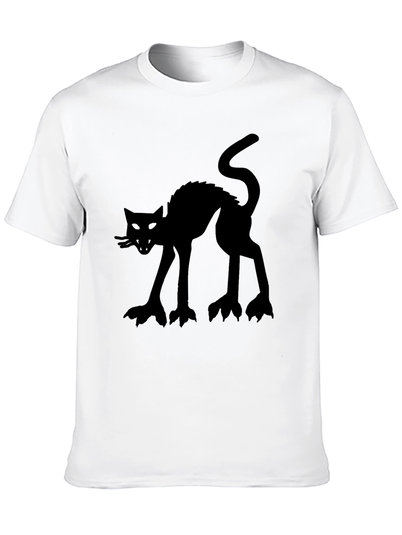 Scary Black Cat T-Shirt