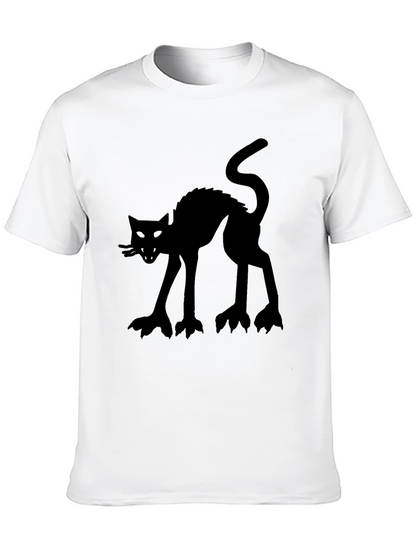 Scary Black Cat T-Shirt