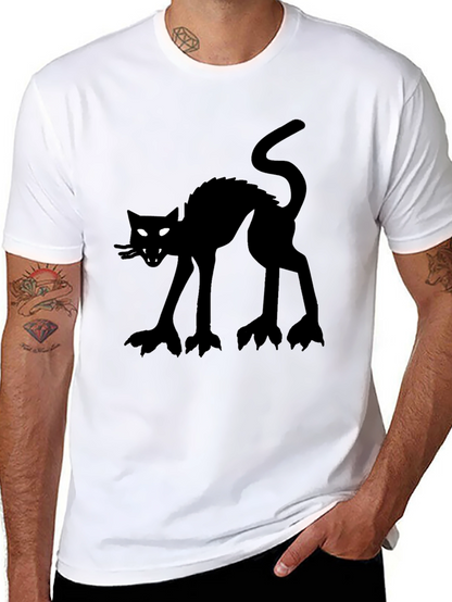 Scary Black Cat T-Shirt