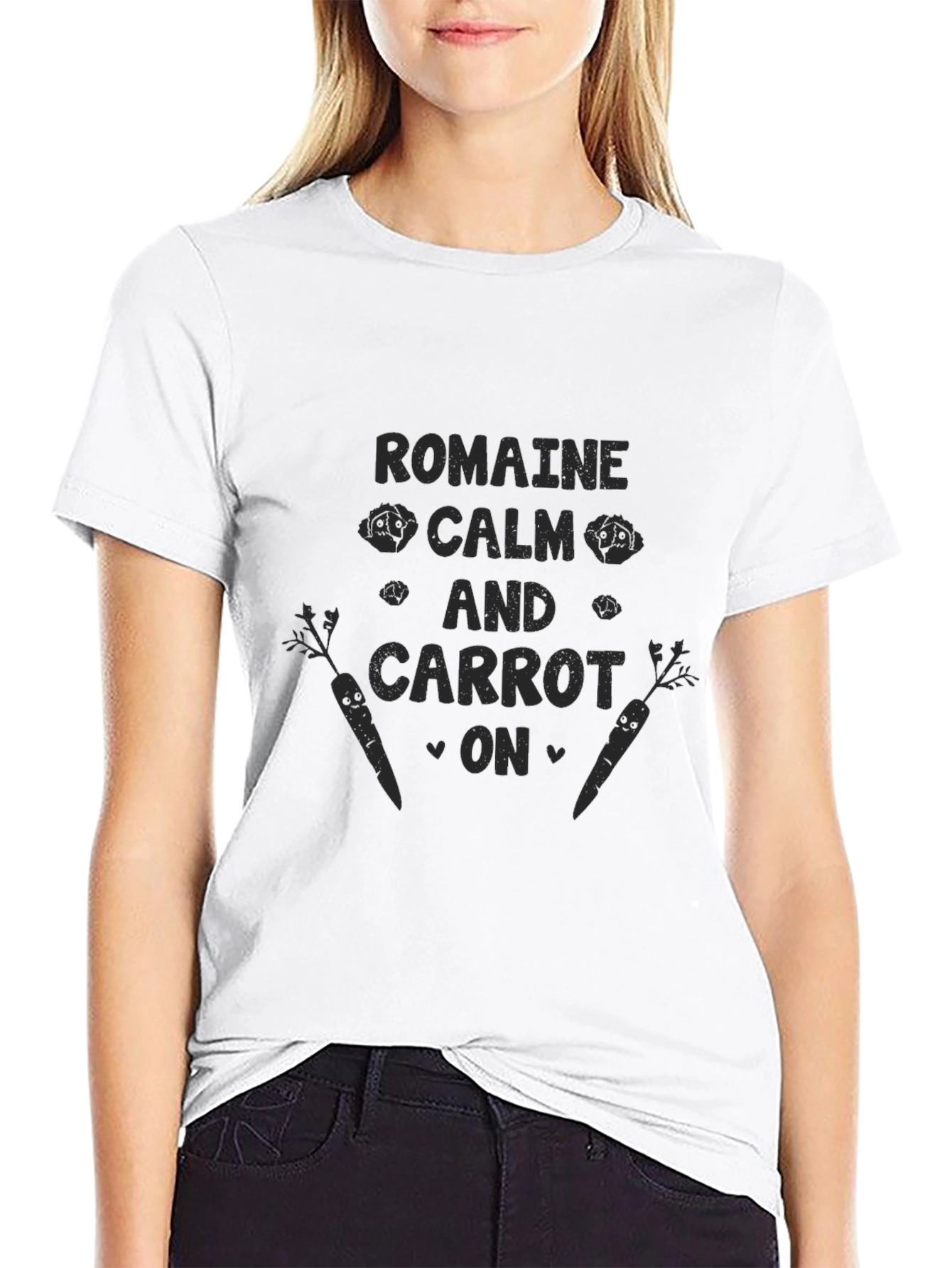 Romaine Calm and Carrot On T-Shirt