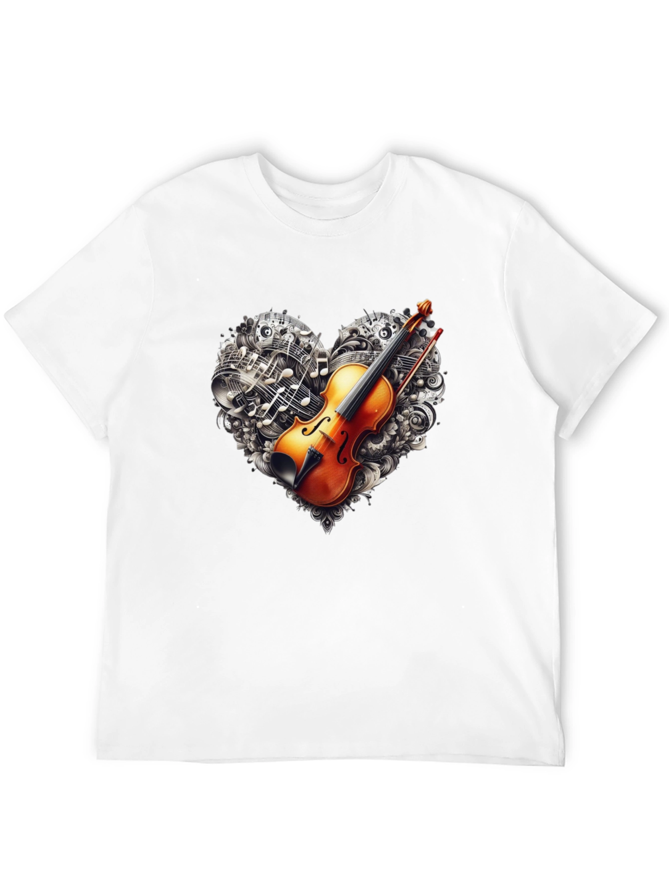 Violin Music Heart T-Shirt