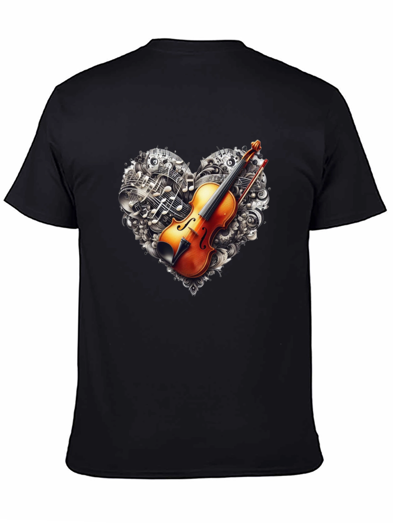 Violin Music Heart T-Shirt