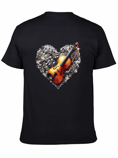Violin Music Heart T-Shirt