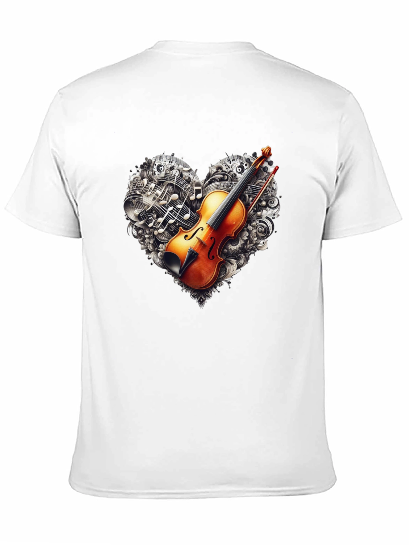 Violin Music Heart T-Shirt