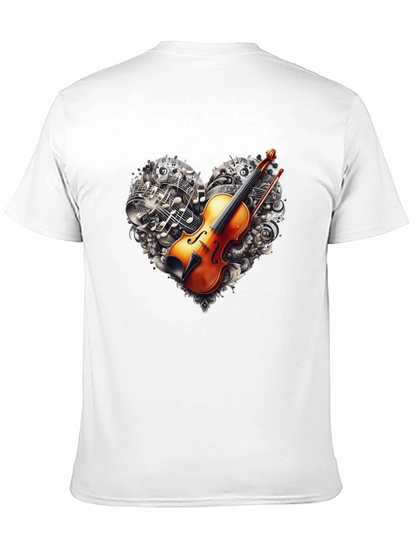 Violin Music Heart T-Shirt