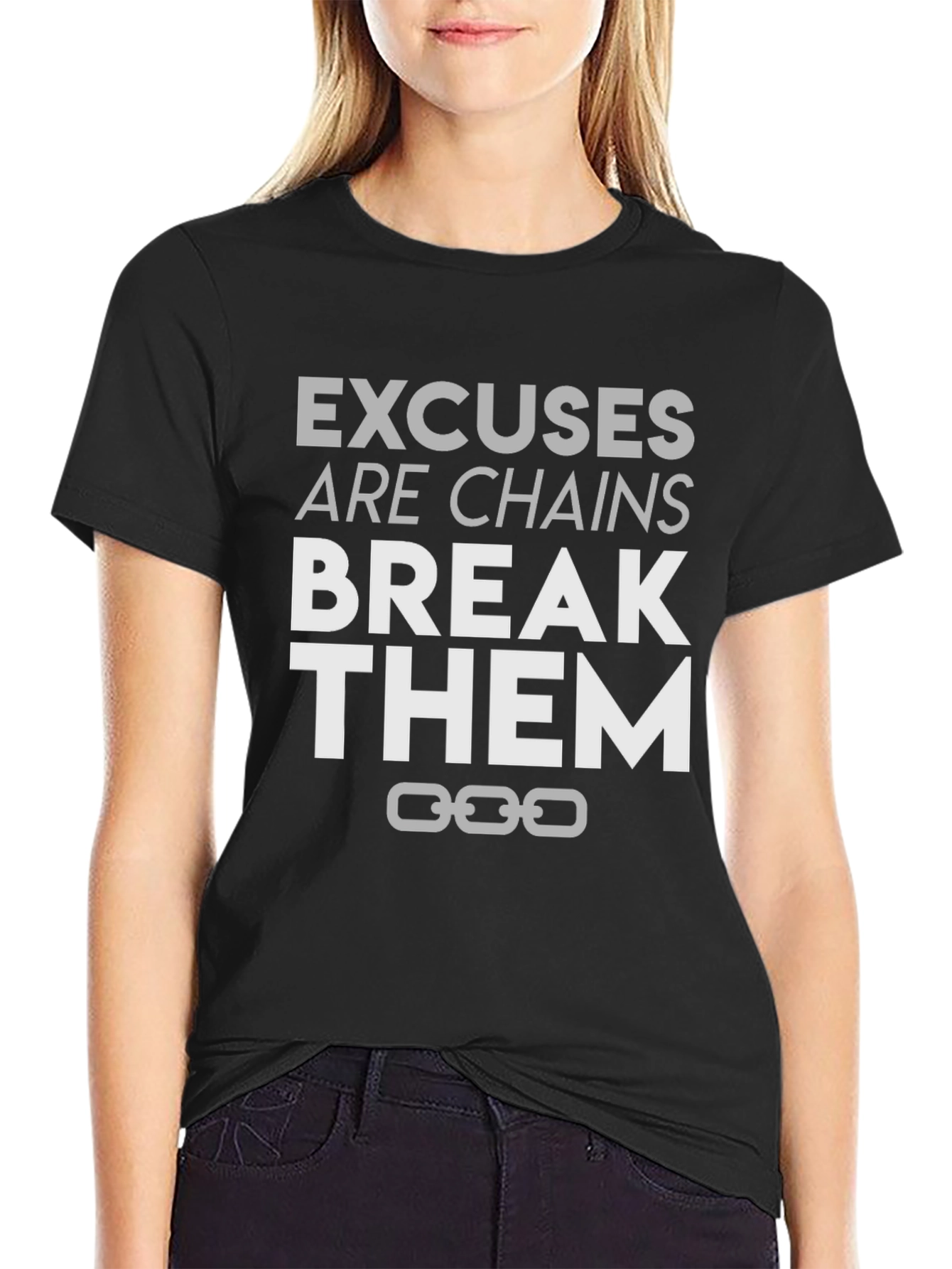 Motivational Break Them Graphic T-Shirt