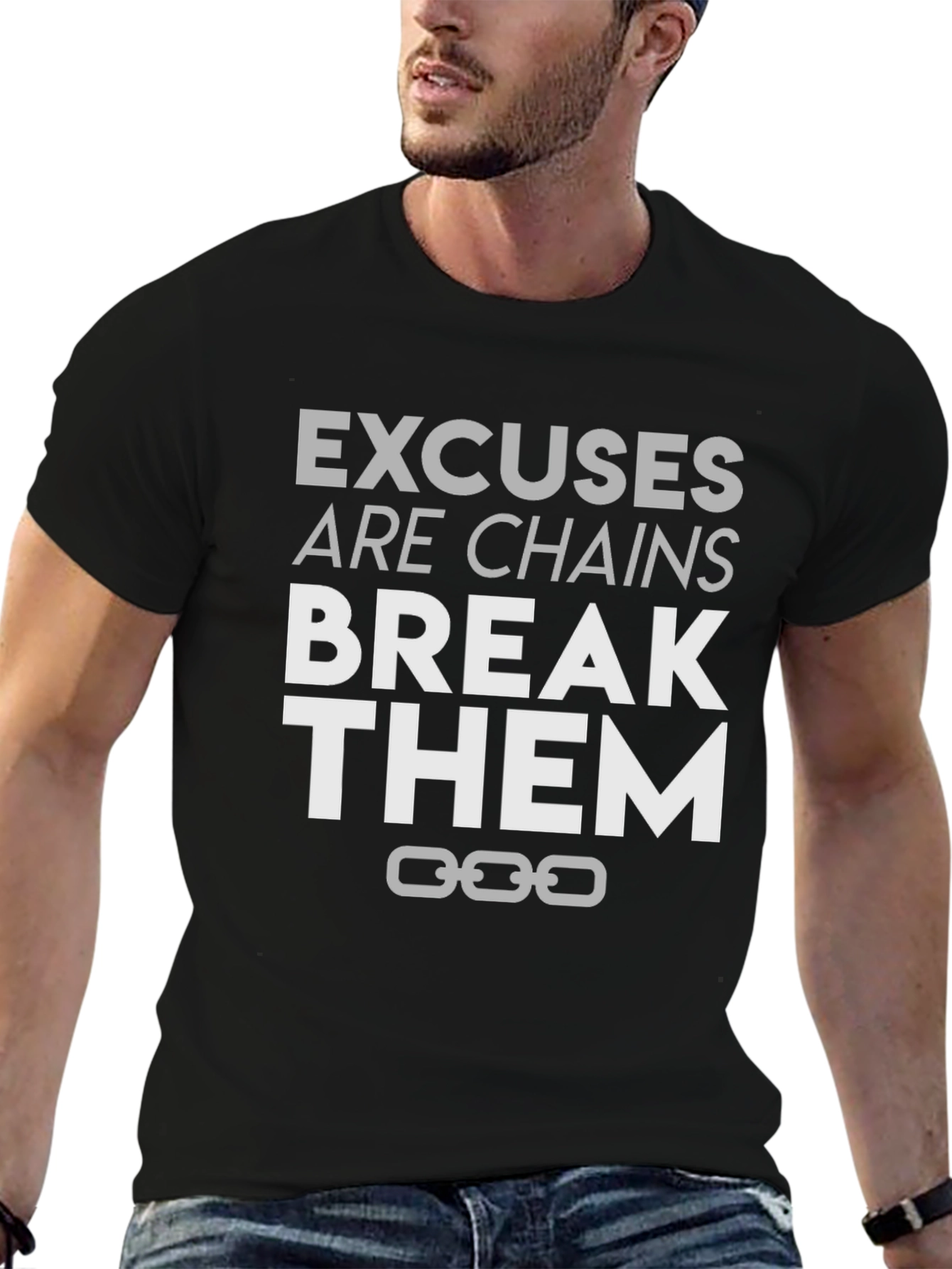 Motivational Break Them Graphic T-Shirt