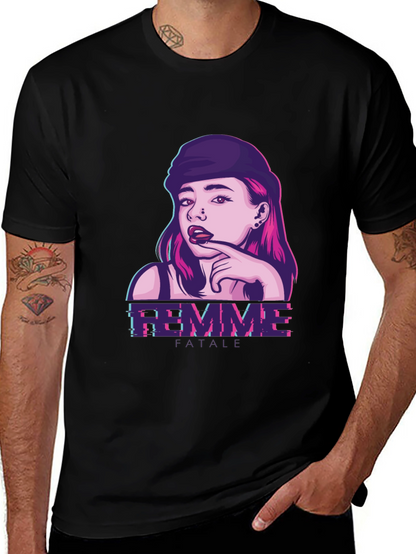 Femme Fatale Graphic Print T-Shirt