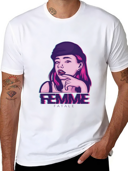 Femme Fatale Graphic Print T-Shirt