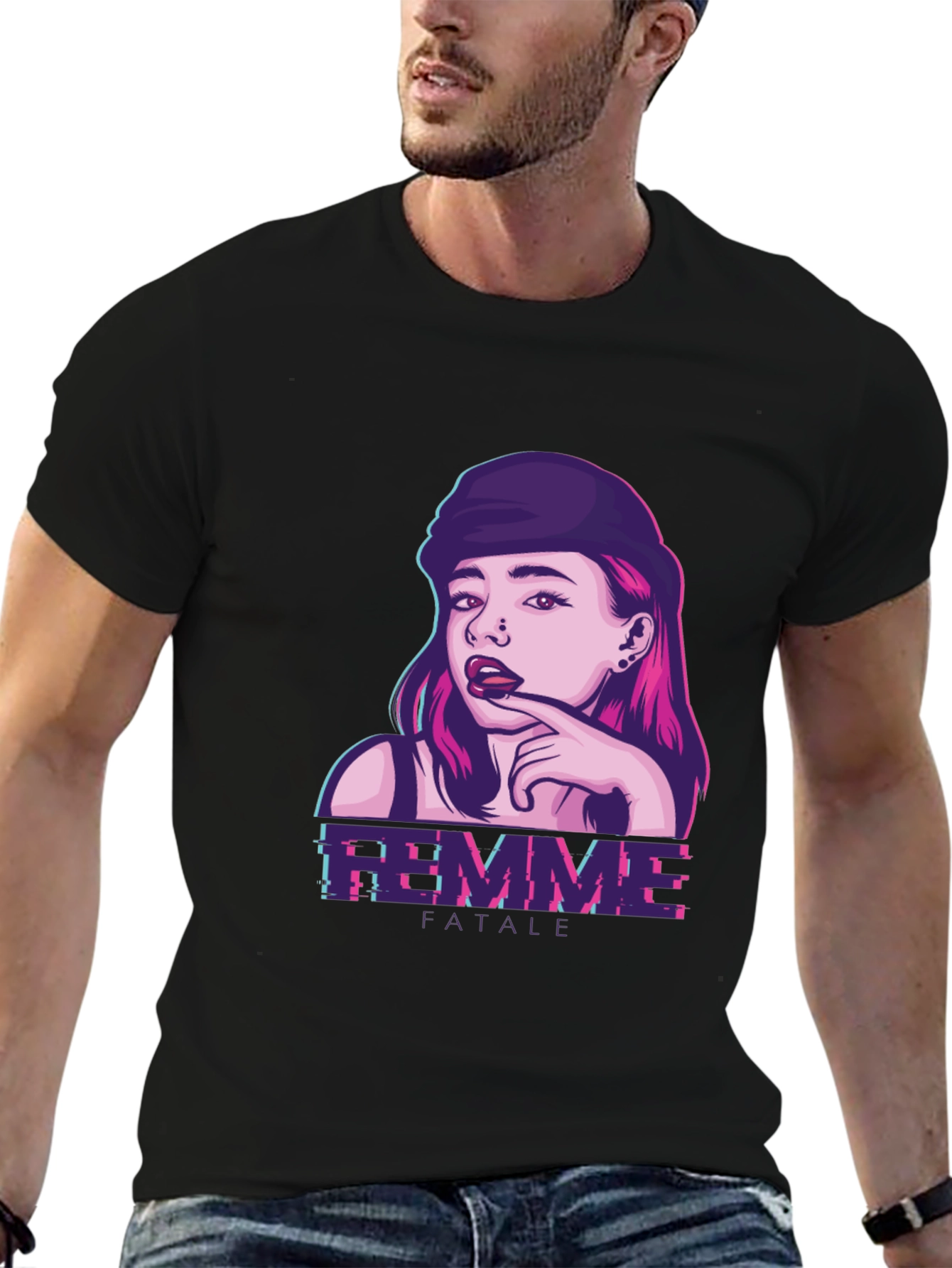 Femme Fatale Graphic Print T-Shirt