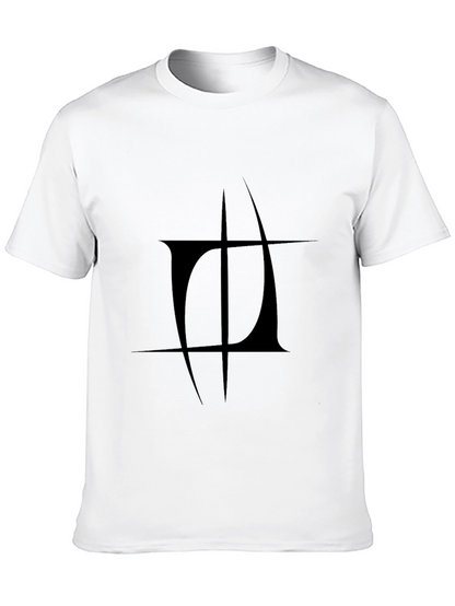 Abstract Graphic Black T-Shirt - Modern Design