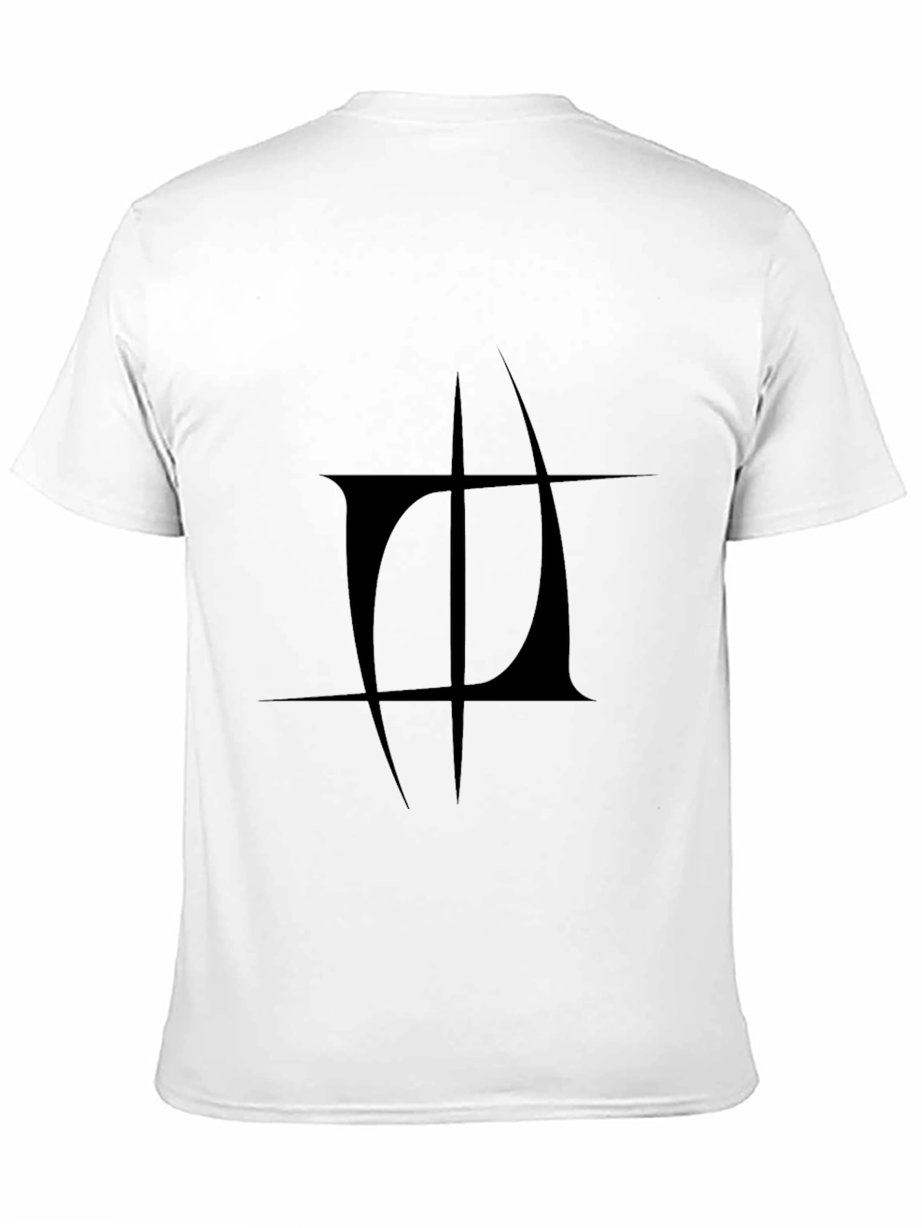 Abstract Graphic Black T-Shirt - Modern Design