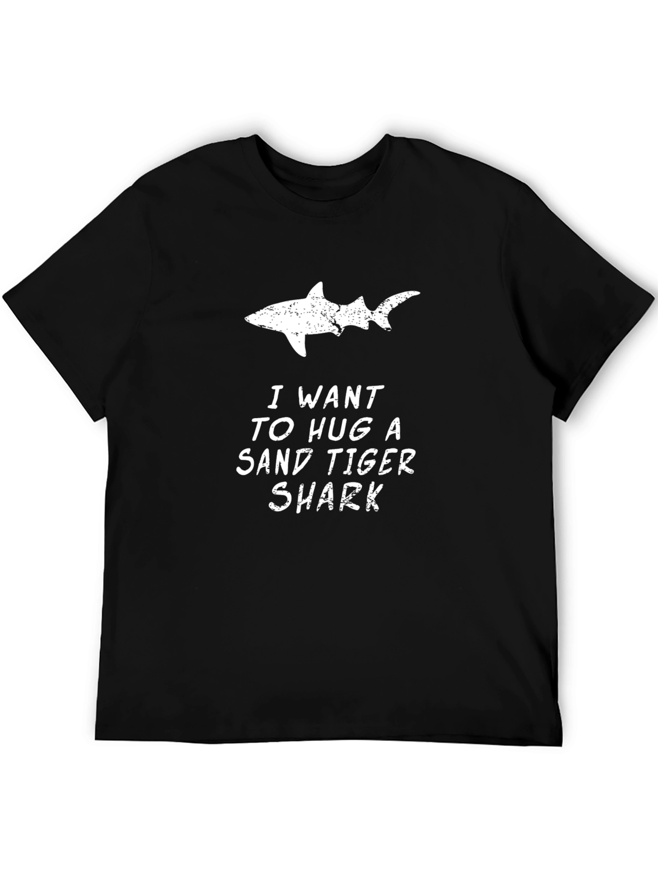 Sand Tiger Shark Lover Black Tee
