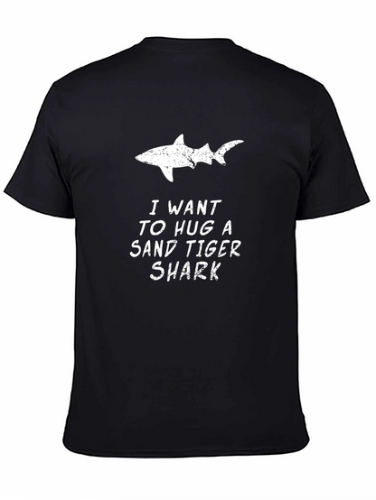 Sand Tiger Shark Lover Black Tee