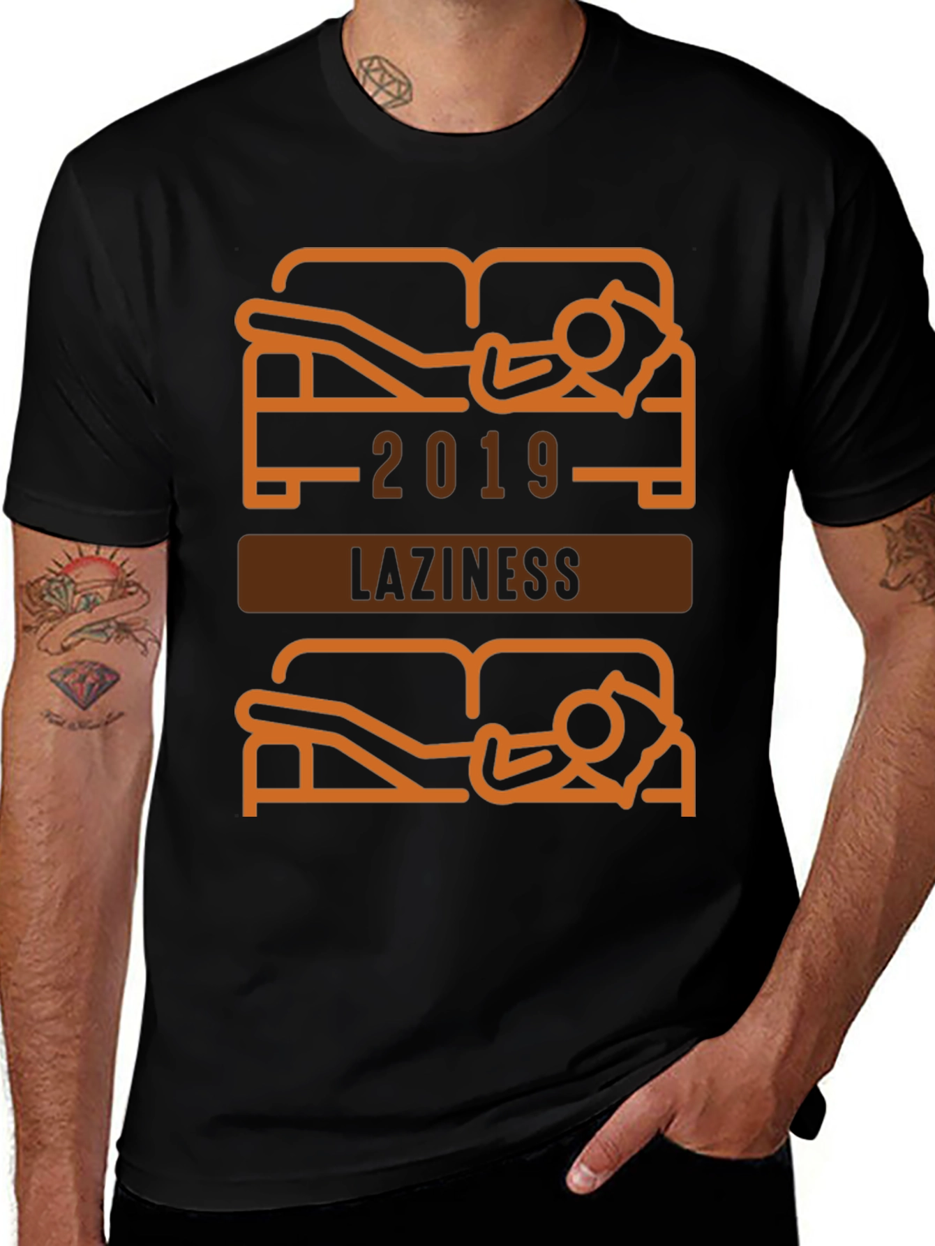 Funny Laziness 2019 Graphic T-Shirt