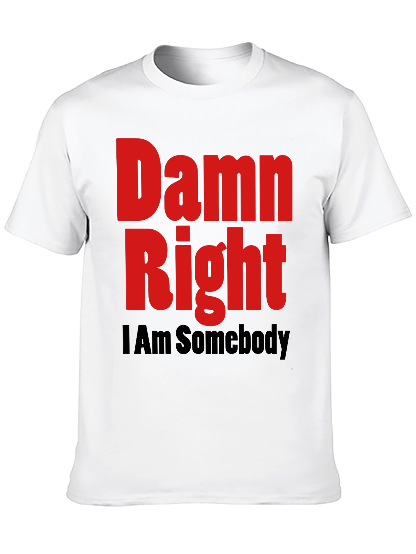 Damn Right I Am Somebody Graphic Tee