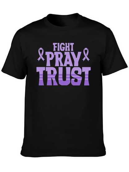 Fight Pray Trust T-Shirt: Faith & Strength