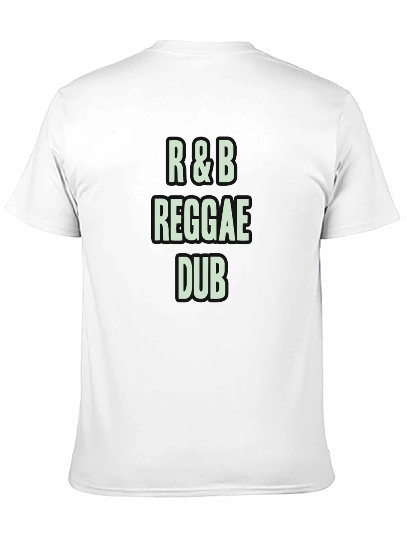 R&B Reggae Dub Black Graphic T-Shirt