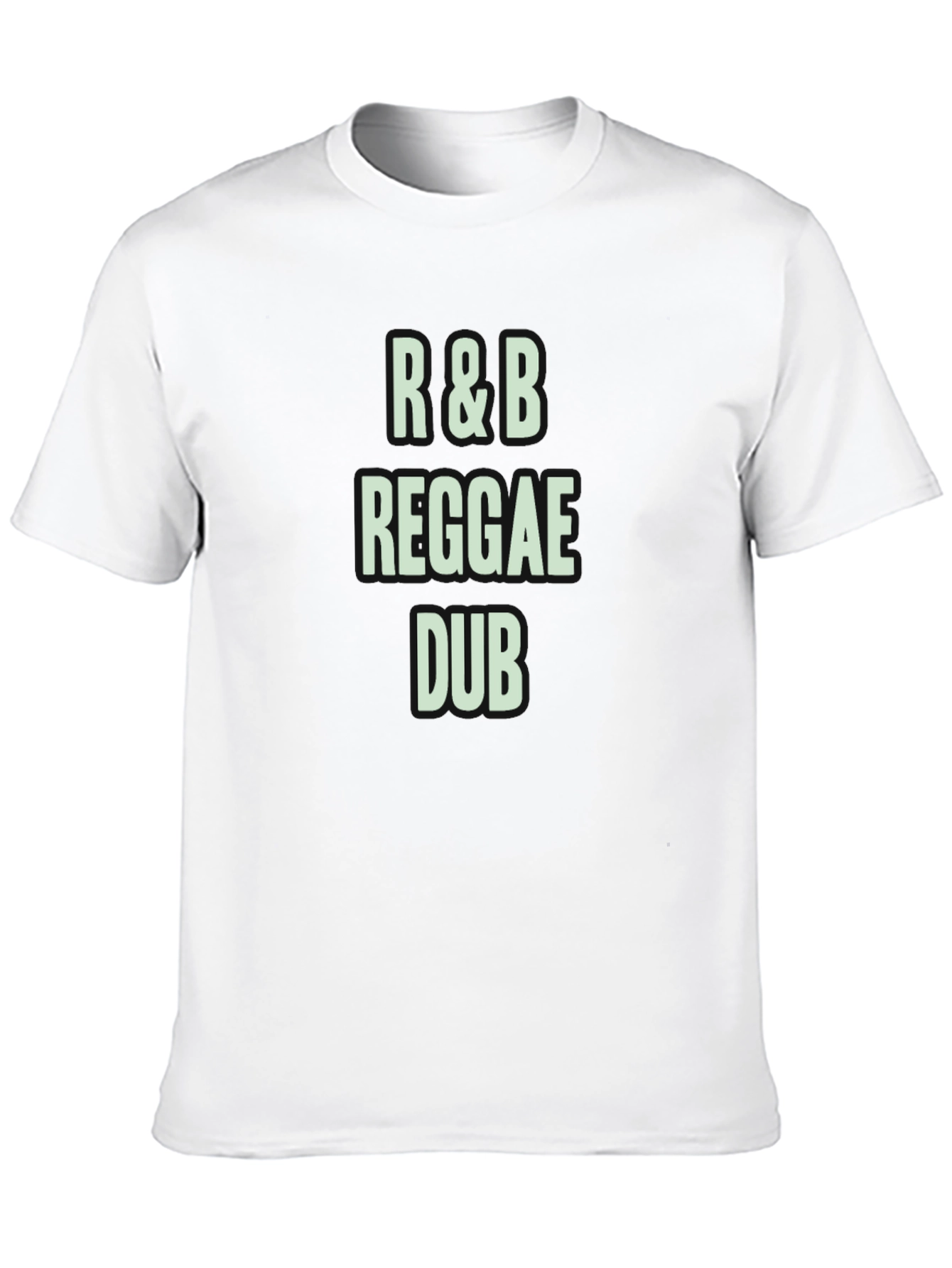 R&B Reggae Dub Black Graphic T-Shirt