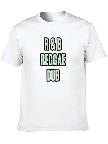 R&B Reggae Dub Black Graphic T-Shirt