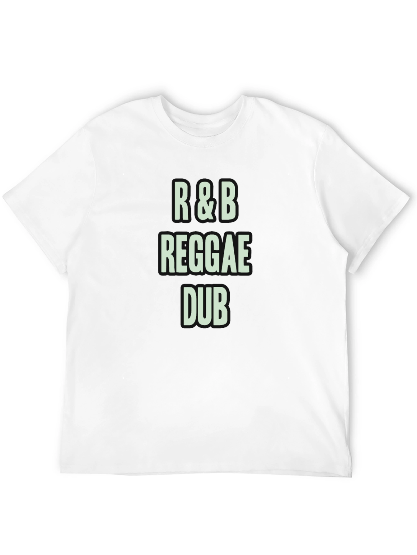 R&B Reggae Dub Black Graphic T-Shirt