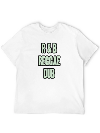 R&B Reggae Dub Black Graphic T-Shirt