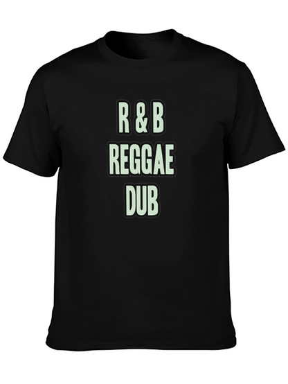 R&B Reggae Dub Black Graphic T-Shirt