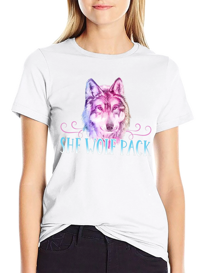 She Wolf Pack Graphic T-Shirt