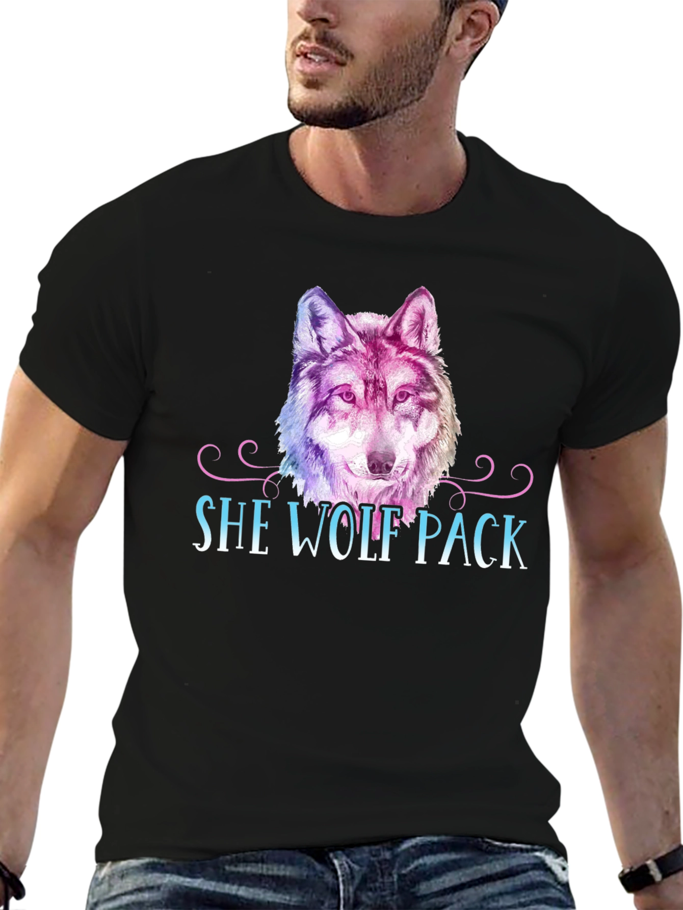 She Wolf Pack Graphic T-Shirt