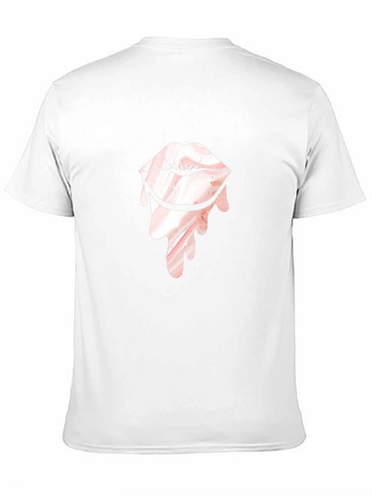 Lip Drip Graphic T-Shirt - Unique Design