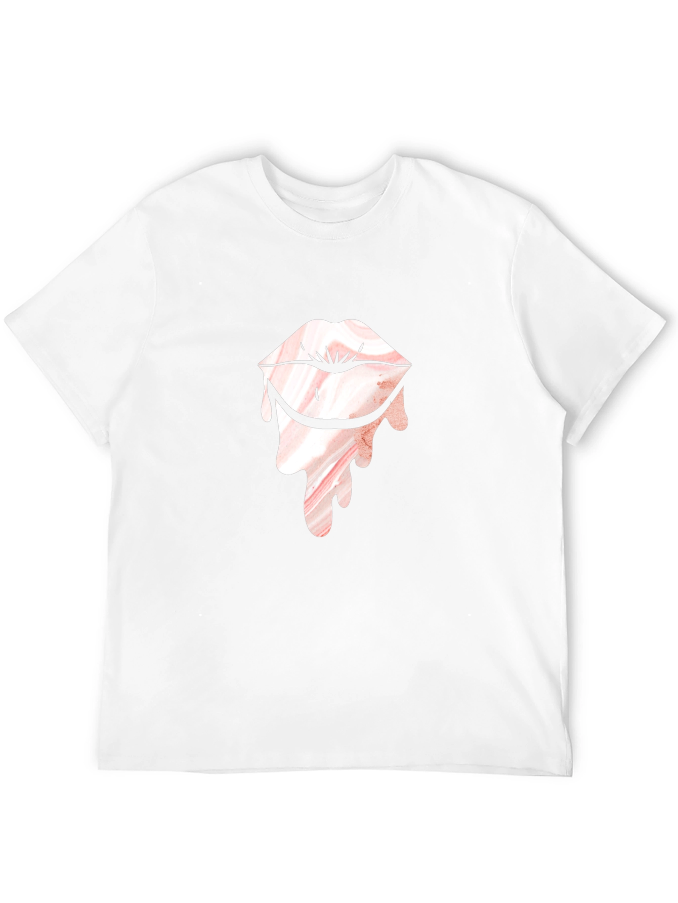 Lip Drip Graphic T-Shirt - Unique Design