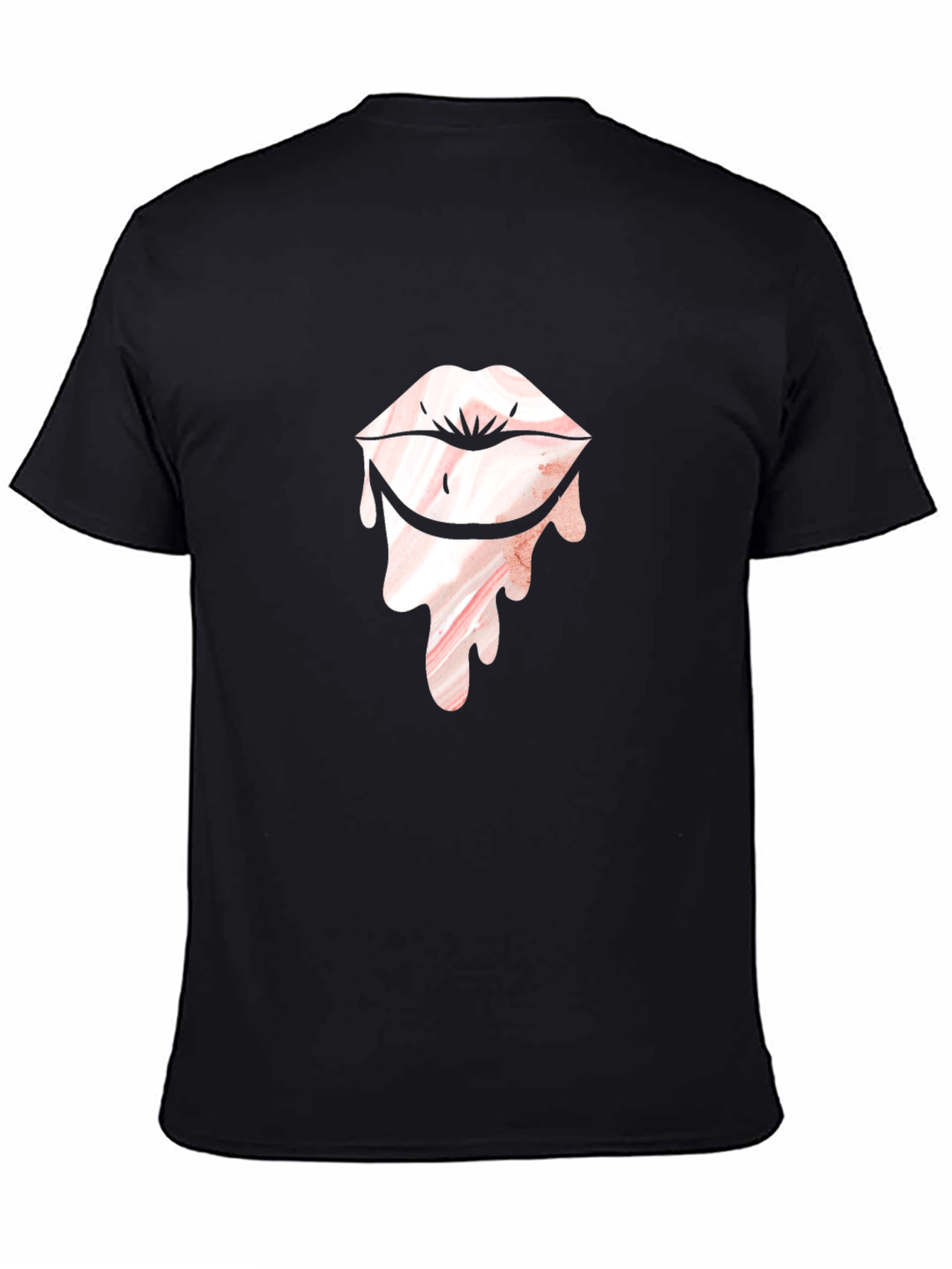 Lip Drip Graphic T-Shirt - Unique Design