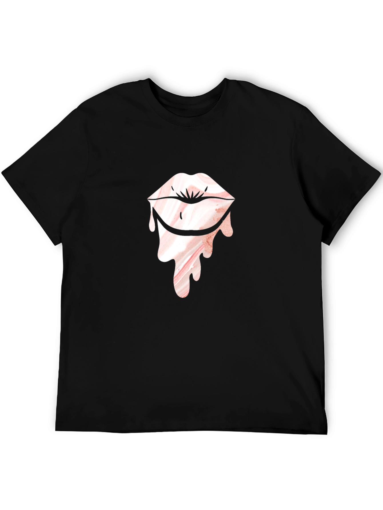 Lip Drip Graphic T-Shirt - Unique Design