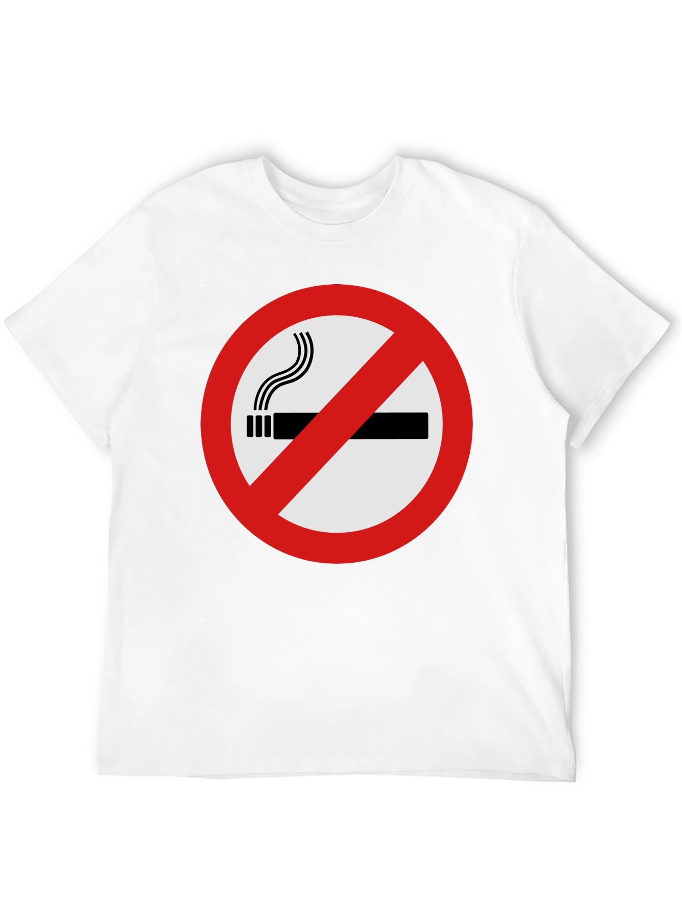 No Smoking Graphic Tee - Black T-Shirt