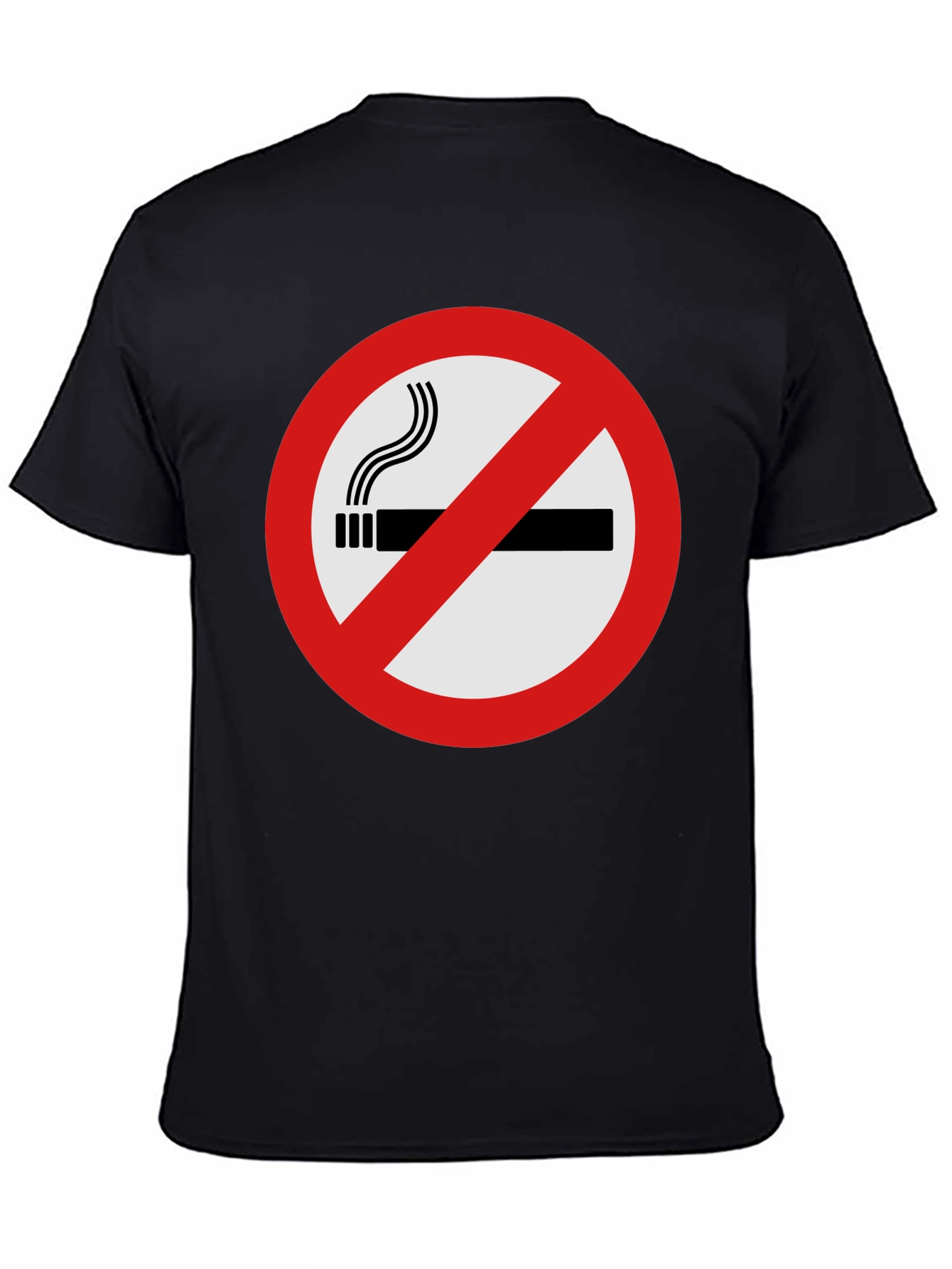 No Smoking Graphic Tee - Black T-Shirt