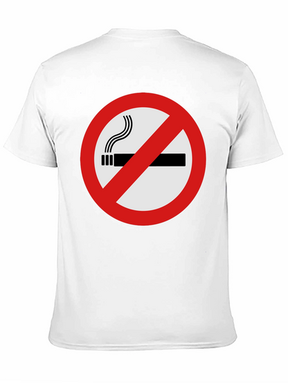 No Smoking Graphic Tee - Black T-Shirt