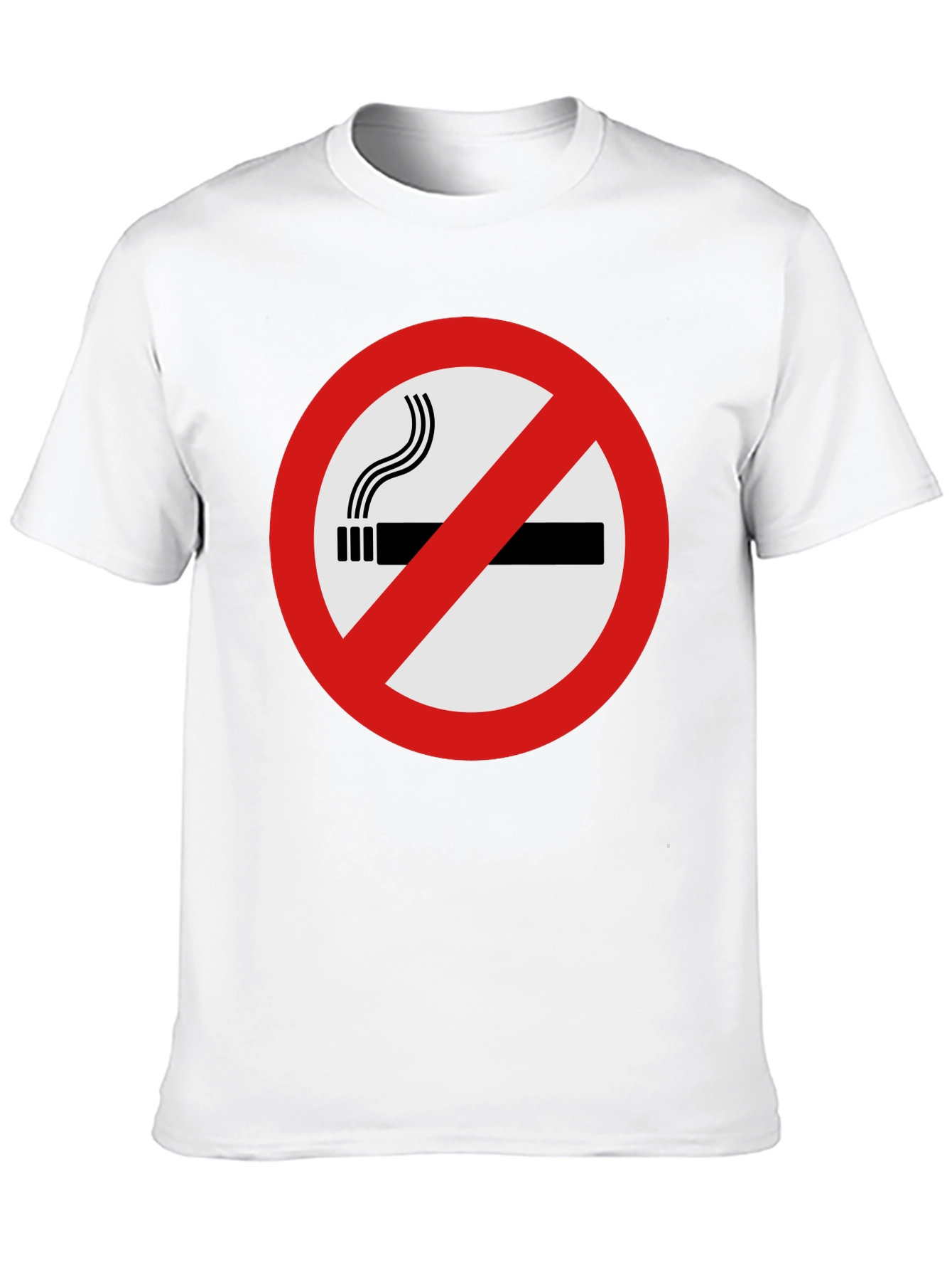 No Smoking Graphic Tee - Black T-Shirt