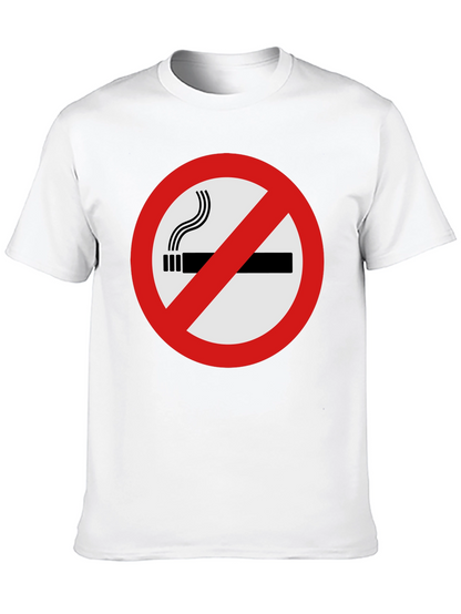 No Smoking Graphic Tee - Black T-Shirt