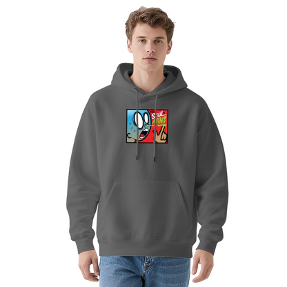 Trendy Hooded Sweatshirt - Inspirational Quote