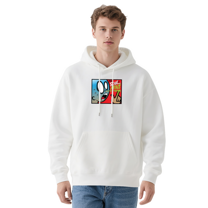 Trendy Hooded Sweatshirt - Inspirational Quote